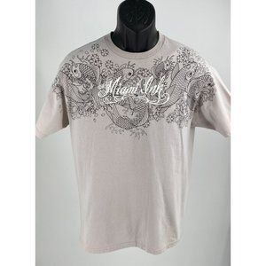 Miami Ink Mens Vintage Koi Tee Size Medium